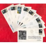 Yankee Clipper Apollo 12 A set of 10 stamp covers showing every major stage of the Apollo 12 mission