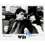 Griff Rhys Jones signed 8 x 0 black and white photo from Wilt in very. Good condition. All