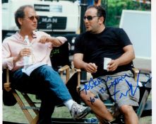 Film Director Frank Coneci Hand signed 10x8 Colour Photo. Photo shows Coneci having a discussion