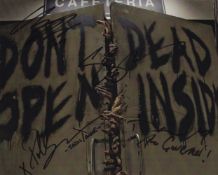 The Walking Dead Steven Yeun Chandler Riggs David Morrissey Pollyanna McIntosh 10x8 inch Multi