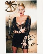 Denise Van Outen Popular British Actress Chicago 10x8 inch Signed Photo. Good condition. All