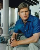 Chris Carmack Greys Anatomy Actor 10x8 inch Signed Photo. Good condition. All autographs come with a