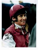 Horse Racing Willie Carson signed 10x8 colour photo. William Fisher Hunter Carson, OBE (born 16
