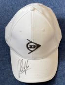 Sandy Lyle signed Dunlop golf cap. Alexander Walter Barr Lyle MBE (born 9 February 1958) is a