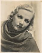 Gloria Dickson signed 10x8 very rare vintage sepia photo with original Warner Bros personalised