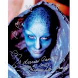 Virginia Hey signed 10x8 colour photo. Dedicated. Est.