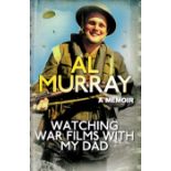 Al Murray signed hardback book titled Watching War Films with My Dad signature on the inside page.