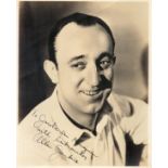 Allen Jenkins signed 10x8 sepia vintage photo dedicated comes with original Warner Bros personalised