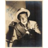 Joe Penner signed 10x8 vintage sepia photo dedicated very rare comes with personalised original