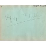 Max Miller signed 6x4 album page. Thomas Henry Sargent (21 November 1894 - 7 May 1963), known