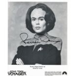 Roxanne Biggs Dawson signed 10x8 Star Trek Voyager promo photo pictured in her role as B'Elanna