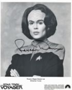 Roxanne Biggs Dawson signed 10x8 Star Trek Voyager promo photo pictured in her role as B'Elanna