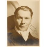 Henry Hunter signed 7x5 vintage black and white photo with original Universal Studios mailing