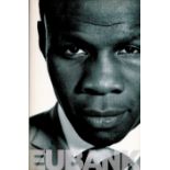 Chris Eubank signed hardback book titled Eubank signature on the inside title page dedicated. Est.