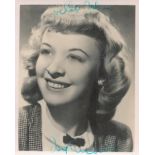 Joy Nichols signed 3x3 vintage black and white photo. Joy Eileen Nichols (17 February 1925 - 23 June