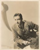 John Boles signed 10x8 vintage sepia photo dedicated comes with original mailing envelope with the
