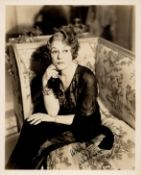 Alice Brady signed very rare 10x8 vintage sepia photo with original Universal Studios mailing