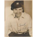 Preston Foster signed 9x6 vintage sepia photo comes with original personalised mailing envelope