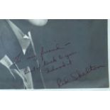 Red Skelton signed 10x8 black and white photo. Dedicated to my friend. (July 18, 1913 - September