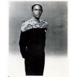 Tim Russ signed 10x8 Star Trek black and white photo pictured in his role as Tuvok. Est.