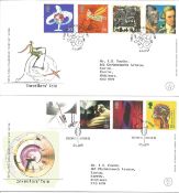 GB FDC collection. 1999. 14 included. Good condition. We combine postage on multiple winning lots We