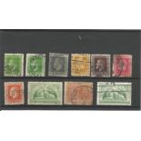 New Zealand pre 1915 stamps on stockcard. 10 stamps We combine postage on multiple winning lots