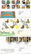 3 x Royal Mail FDCs with Stamps and different FDI Postmarks including Her Majesty the Queen 2013,