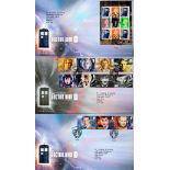 3 x Dr Who FDCs with different Stamps and FDI Postmarks and 2 different designs 2013 good