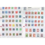 Denmark used Stamps in A Binder containing approx 550 Denmark Stamps from the 1900s onwards good