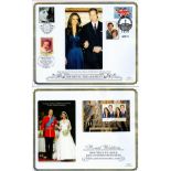 11 Large Benham FDCs Commemorating The Royal Engagement of HRH Prince William and Miss Catherine