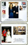 11 Large Benham FDCs Commemorating The Royal Engagement of HRH Prince William and Miss Catherine