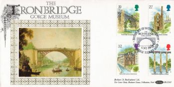 Benham FDC The Ironbridge Gorge Museum (BLCS 43) 1989 with Stamps and FDI Postmark good condition We