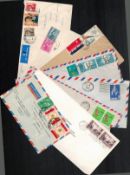BCW cover collection from Red cross societies. Handwritten and typed addresses. 19 in total. Good We