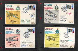 WW2 RAF Collection of 51 Signed Squadron Series Flown FDC s, Near Complete Set in RAF Folder, 2