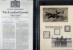 WW2 Great RAF Collection With Signed FDC s, Original Photos, Reports inc Weapon Reports Etc, Pages