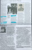 WW2 RAF Collection of Bio s Obituaries and Newspaper Reports on 617 Pilots inc Colin Cole, David