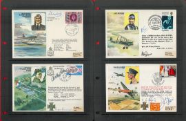 WW2 Raf Collection of RAF HA Codes Flown FDC s Superbly Signed Housed in RAF Binder Folder, Part
