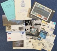 WW2 RAF Dambusters Collection of Signed FDCs, 617 Sqn Related Stamps, Story of Dams Raid by Top