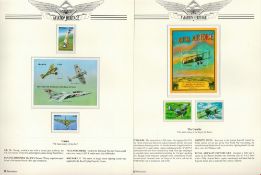 WW2 Aviation Heritage Collection of Mint Stamps Showing Historys Legendary Aircrafts. Housed