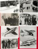 WW2 Collection of 12 Fantastic Original German Luftwaffe Related Black and White Photos. Biggest