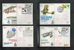 WW2 RAF Collection Full Set RAFM SC Code Flown FDC s Housed in an Black RAF Folder. Unsigned