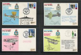 WW2 RAF Collection of 50 Squadron Series Flown FDC s, Complete Set in RAF Folder, Unsigned. All