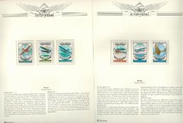 WW2 Aviation Heritage Collection of Mint Stamps, Coins and FDC s Relating To WW2, Over 50 Pages.