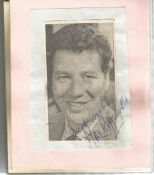 Entertainment and Sport Collection Autograph over 17 pages of some great names such as Max Bygraves,