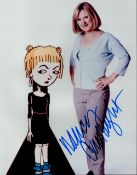 Nancy Cartwright signed 10x8 animated colour photo. Nancy Cartwright (born October 25, 1957) is an