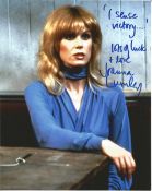 Joanna Lumley signed 10x8 colour photo inscribed I Sense Victory lots of luck and love. Dame