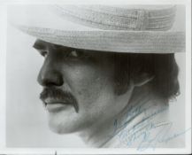 Burt Reynolds signed 10x8 black and white vintage photo dedicated.Good condition. All autographs