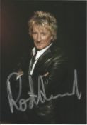 Rod Stewart signed 7x5 colour photo. Sir Roderick David Stewart CBE (born 10 January 1945) is a