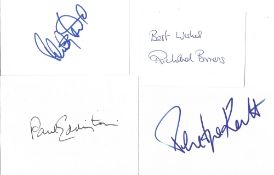 The Good Life collection includes 4 signed white cards from cast members Penelope Keith, Paul