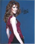 Celine Dion signed 10x8 colour photo. Céline Marie Claudette Dion CC OQ ( born 30 March 1968) is a